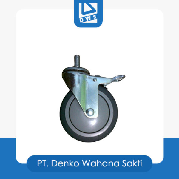 Roda Screw Abu-Abu Hidup Rem