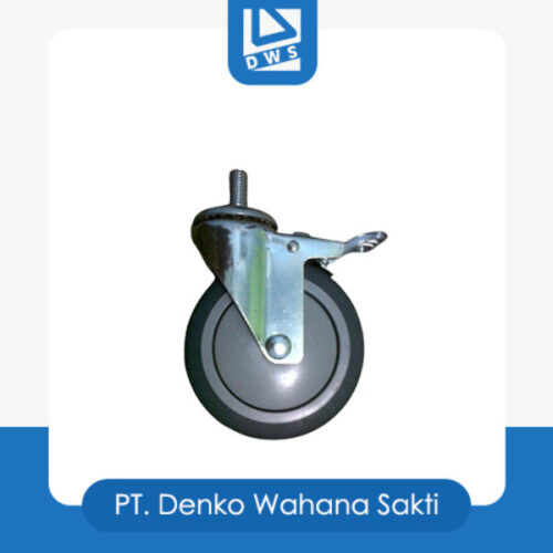 Roda Screw Abu-Abu Hidup Rem